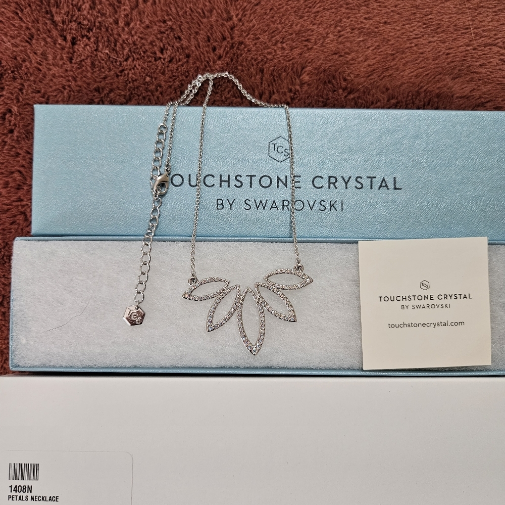 Touchstone Crystal Petals Necklace